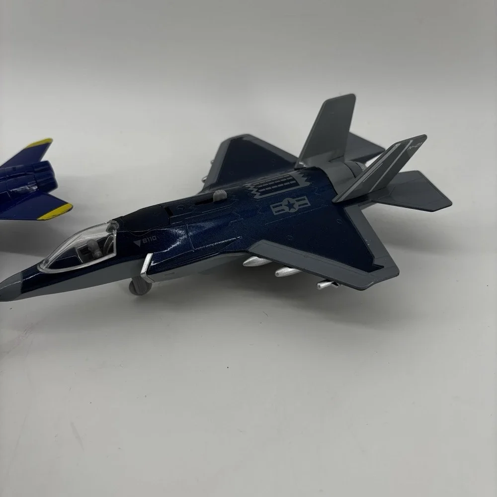Vtg Mixed Brand Lot Of Diecast Toy Military Airplane Jets Airforce Planes
